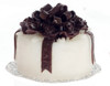Cake with Chocolate Bow Set - White