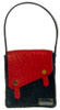 Dollhouse City - Dollhouse Miniatures Lady's Handbag  - Red and Black