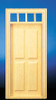 Dollhouse City - Dollhouse Miniatures Traditional 4-Panel Door