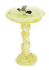 Birdbath with Bird - Ivory