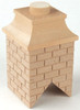 Wood Brick Chimney