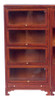 Bookcase Four Glass Doors - Walnut