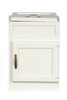 2-Door Ice Box - White