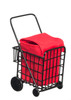 Grocery Cart with Bag - Black