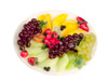 Plate of Assorted Fruits