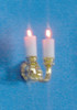Dollhouse City - Dollhouse Miniatures Dual-Candle Scone