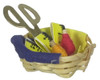 Basket with Thread and Scissors