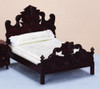 Fancy Victorian Bed - Mahogany
