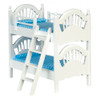 Spindle Bunk Bed - White