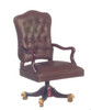 Governors Desk Chair - Mahogany