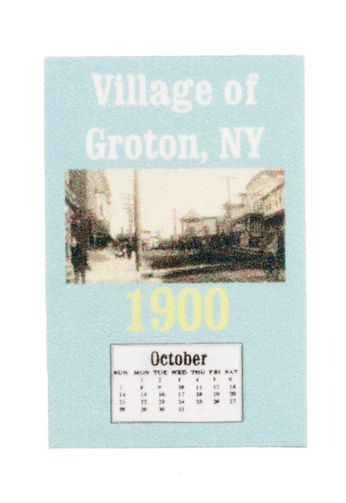 1900 Groton Calendar Dollhouse City