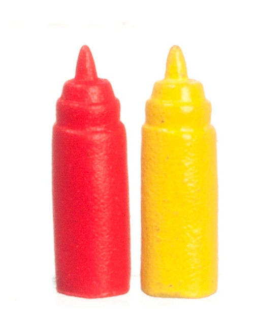 Ketchup and Mustard Dispenser - Dollhouse City