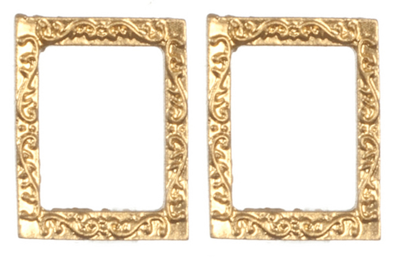 Rectangular Frames - Small and Gold