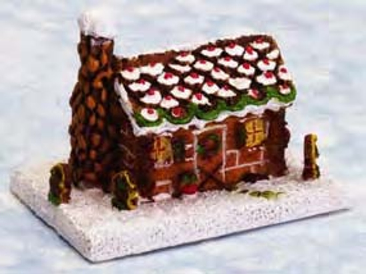 Gingerbread Log Cabin