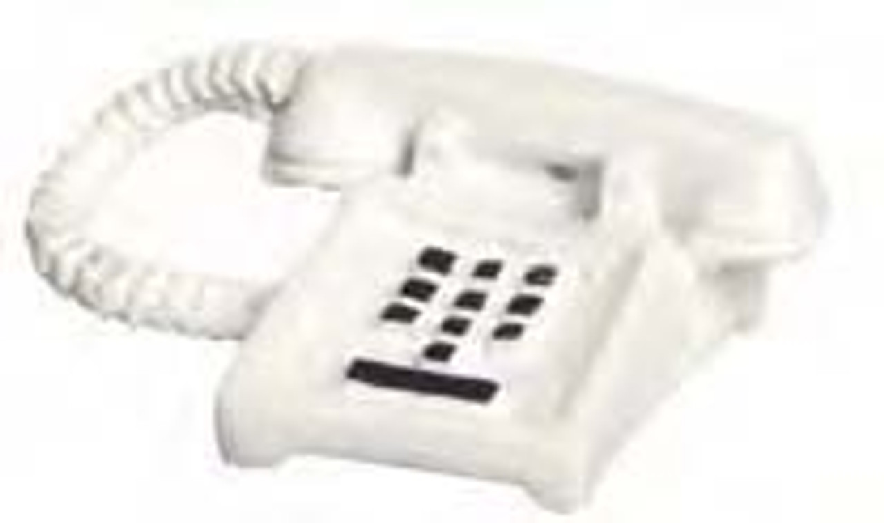 Push Button Phone - White