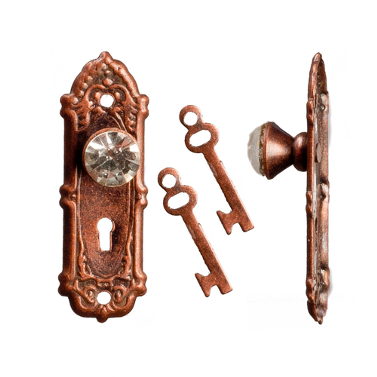 Crystal Opryland Knobs - Bronze