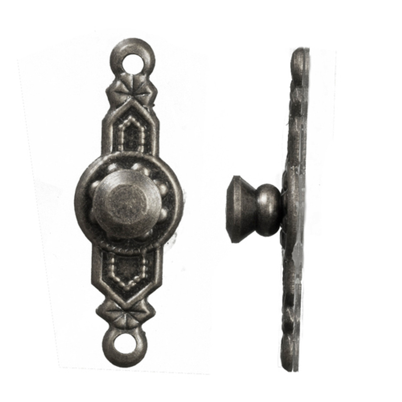 Colonial Door Knobs Set - Pewter