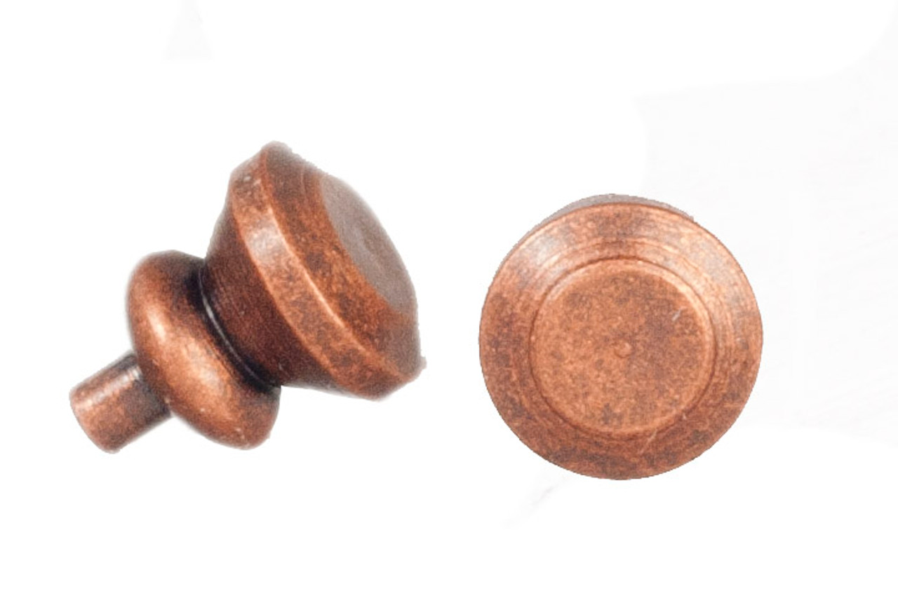 Dollhouse City - Dollhouse Miniatures Round Knob Set - Bronze