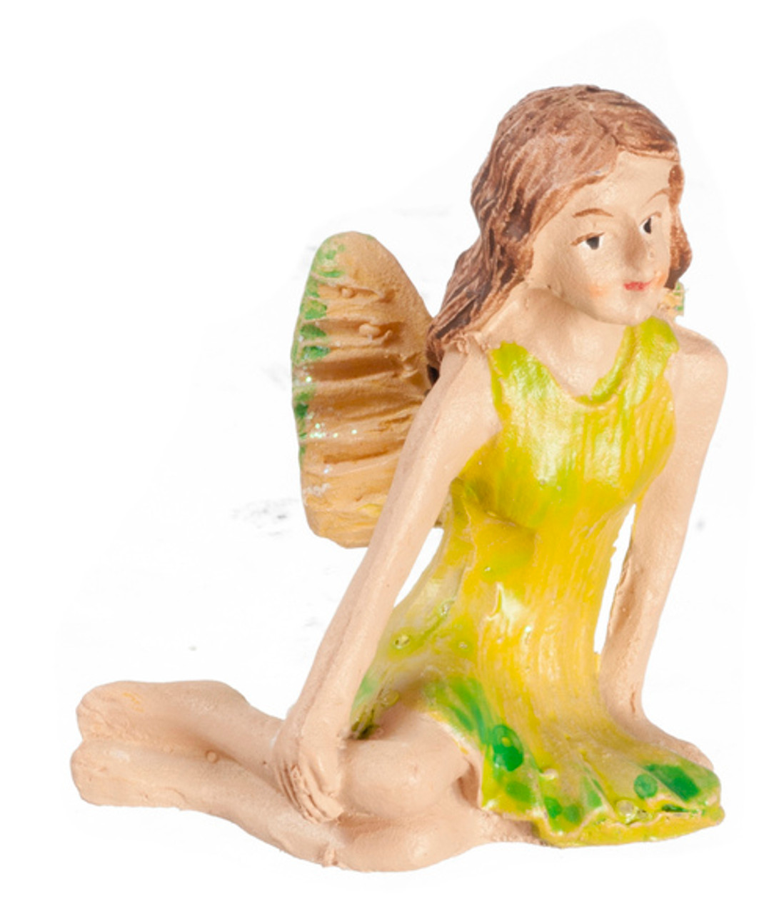 Fairy Sitting  - Green Dress