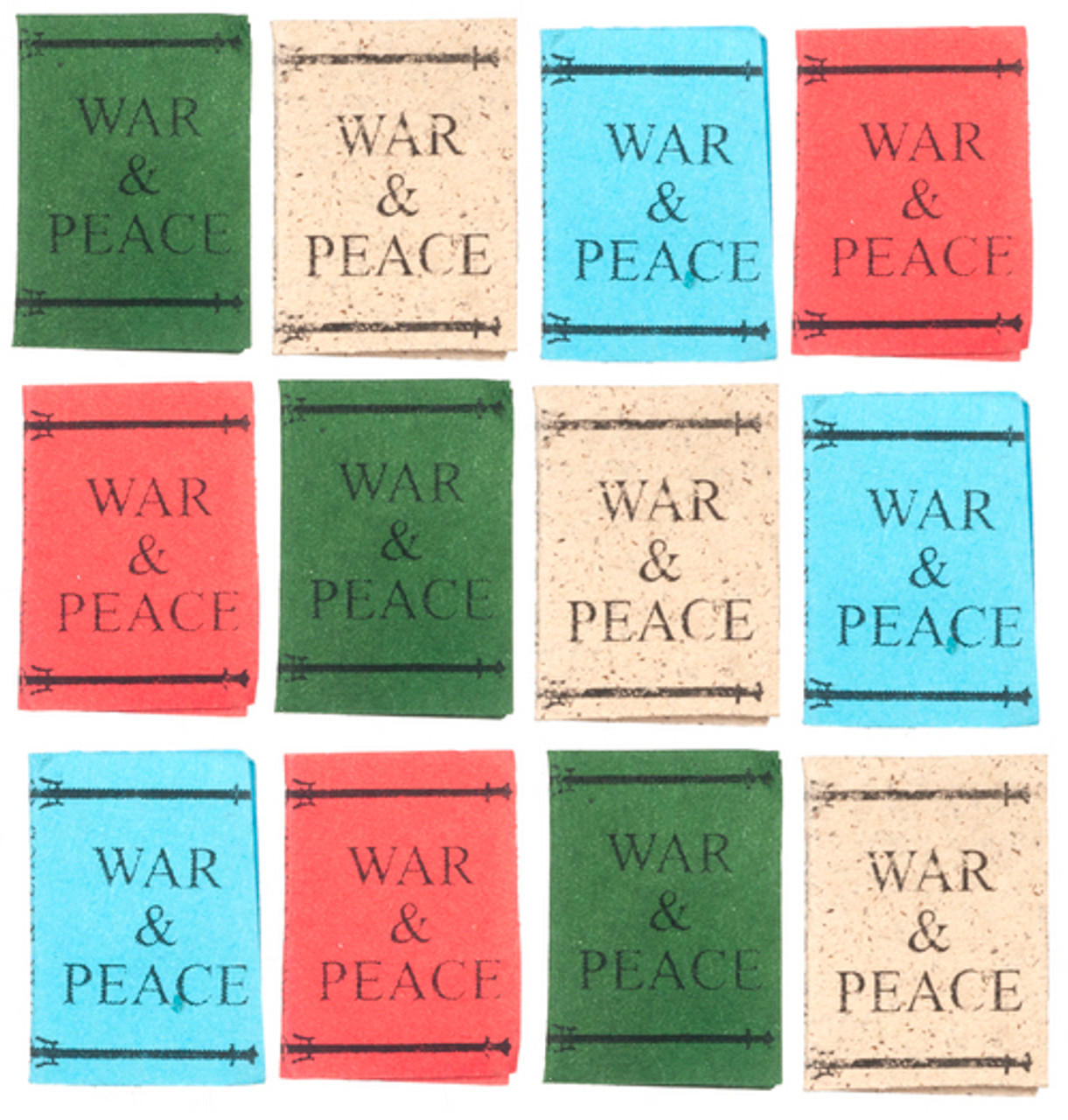 Large War and Peace with Pages - Set