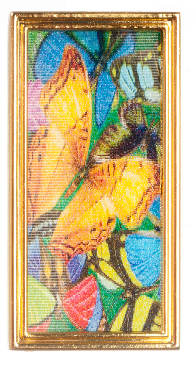 Butterflies Metal Frame - Gold