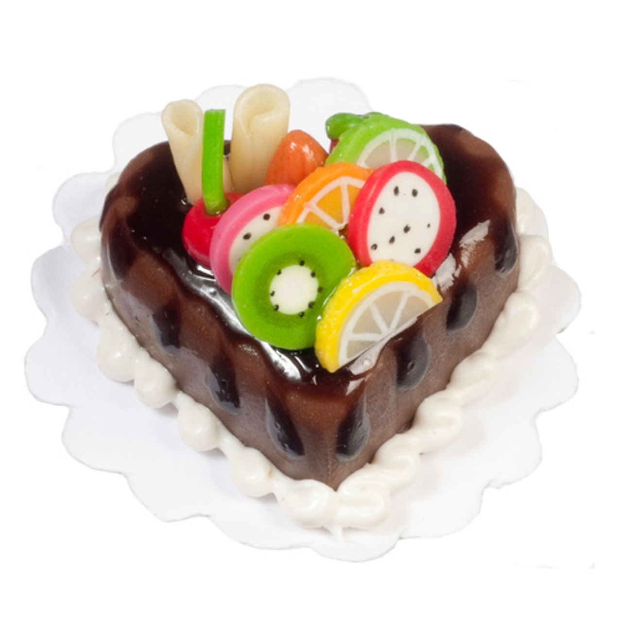 Heart Shaped Chocolate Cake