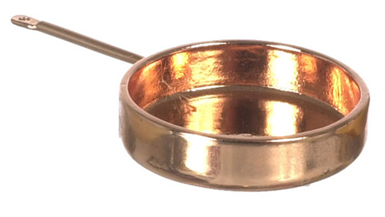 Dollhouse City - Dollhouse Miniatures Large Skillet - Copper