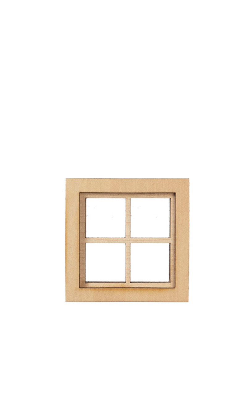 4 Light Square Window - Flat Trim