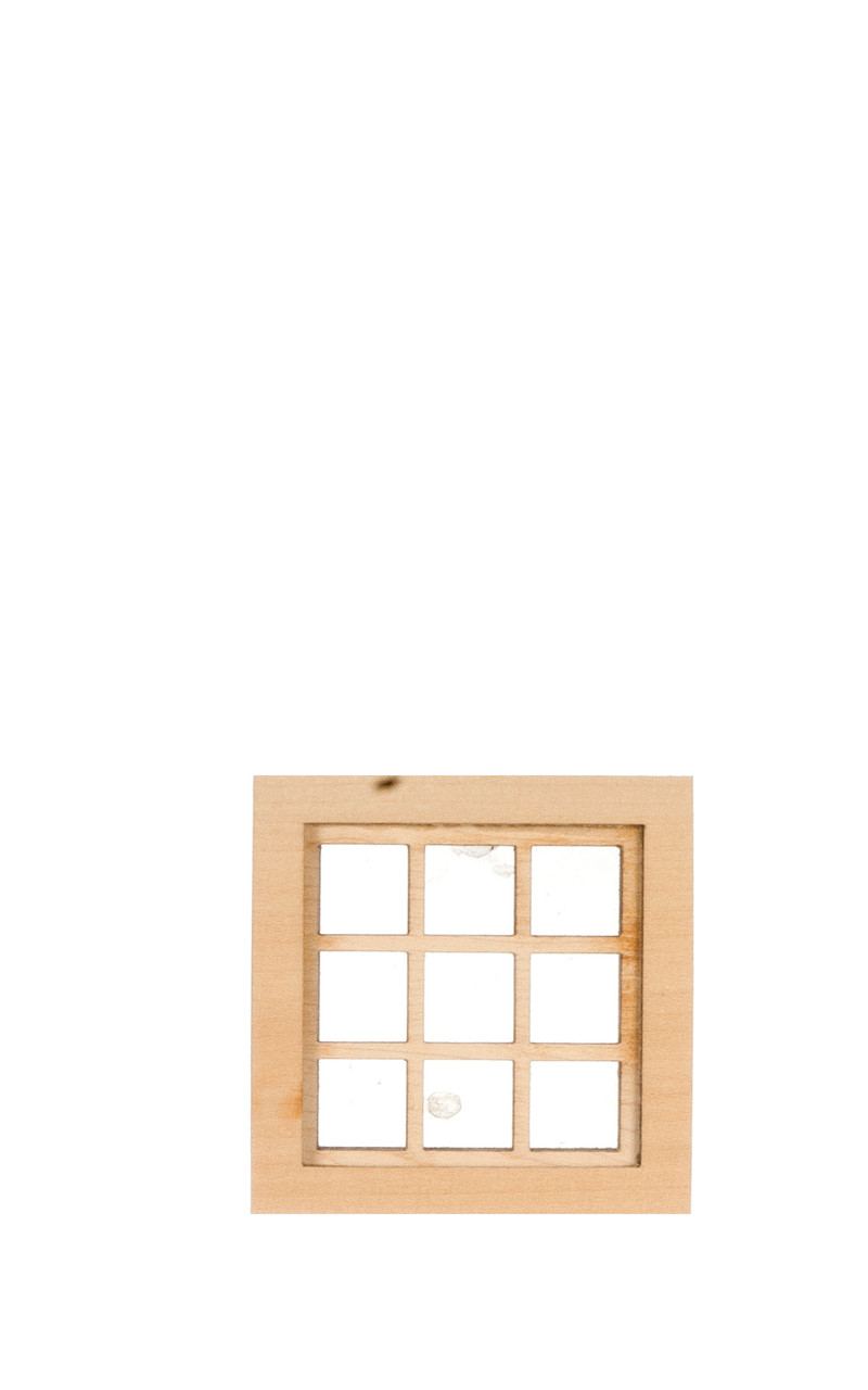 Dollhouse City - Dollhouse Miniatures 9 Light Square Window