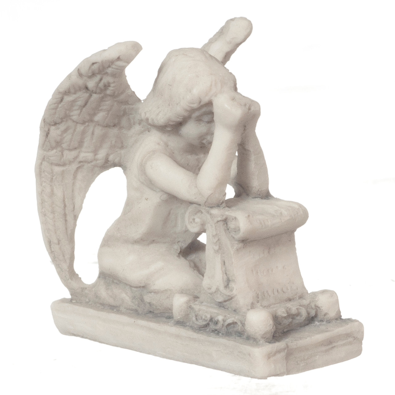 Dollhouse City - Dollhouse Miniatures Praying Angel - Gray