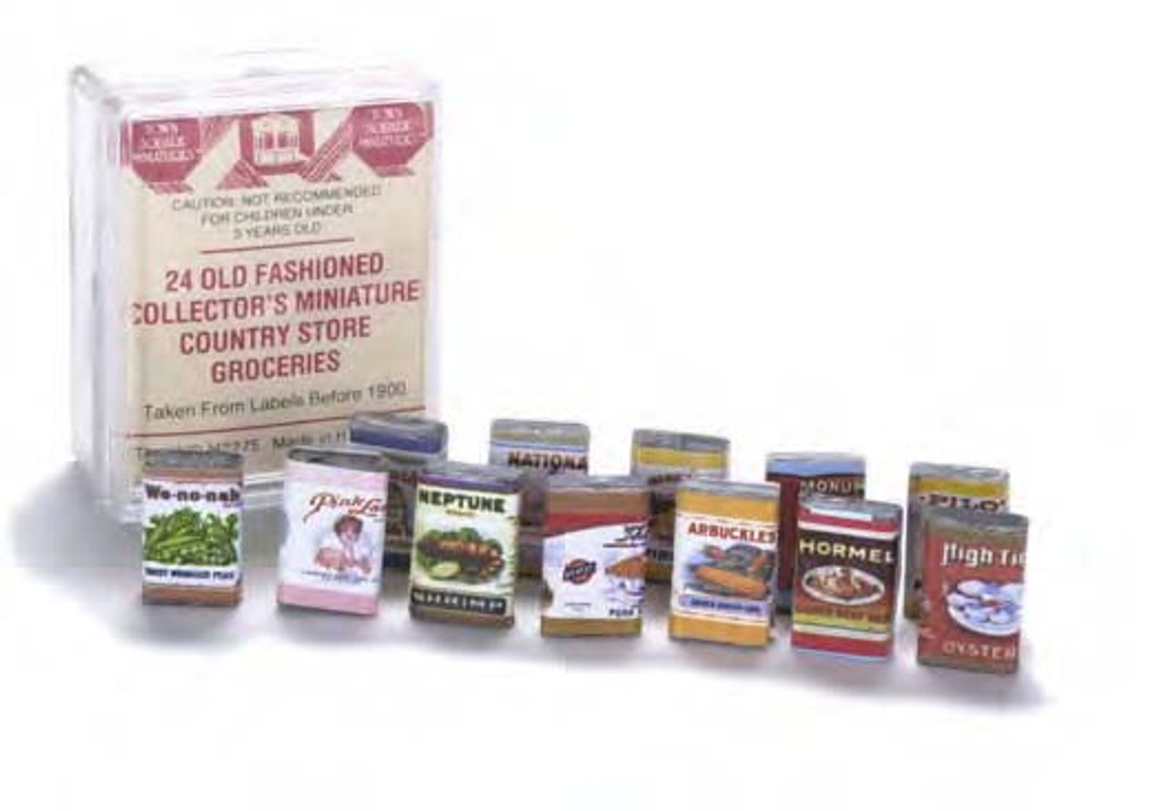 Old-Fash Grocery Tins Set