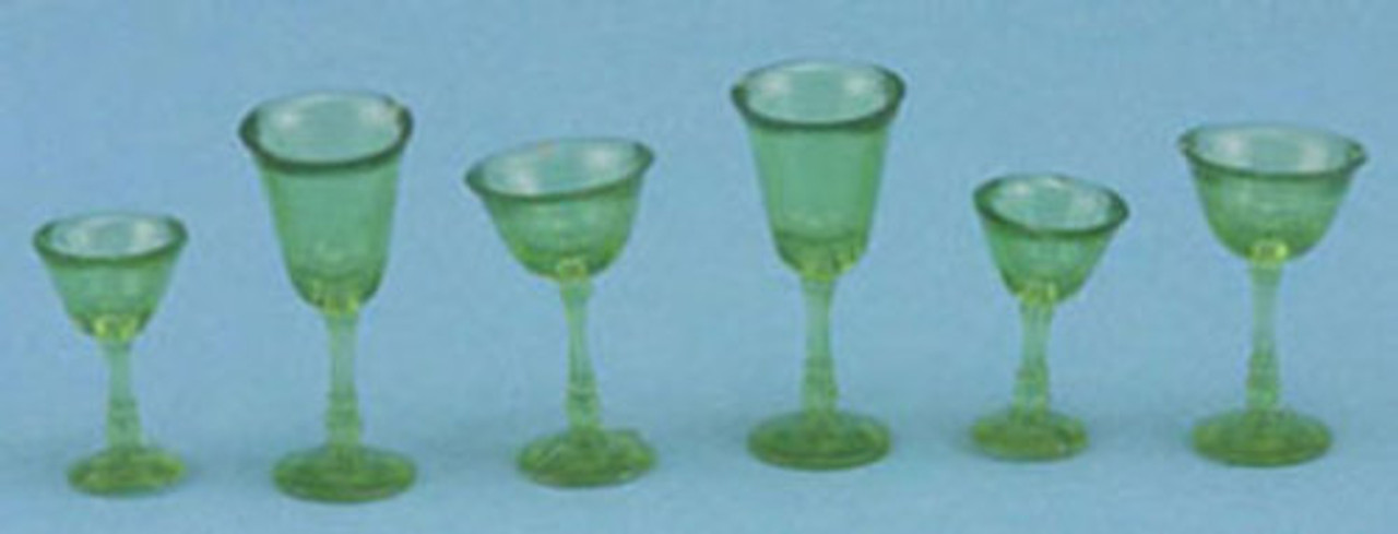 Stemware - Transparent Green