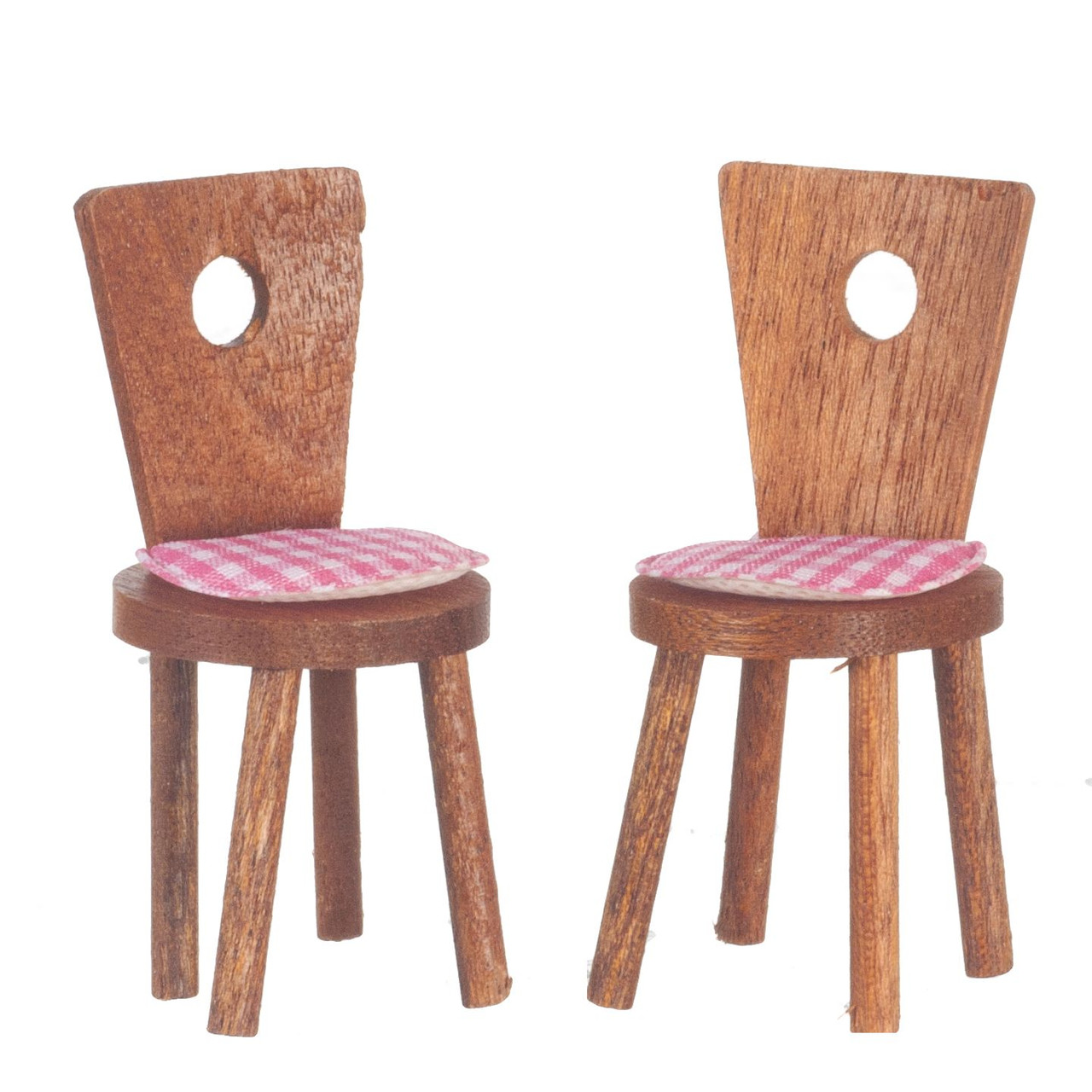 2 Cute Chairs - Walnut