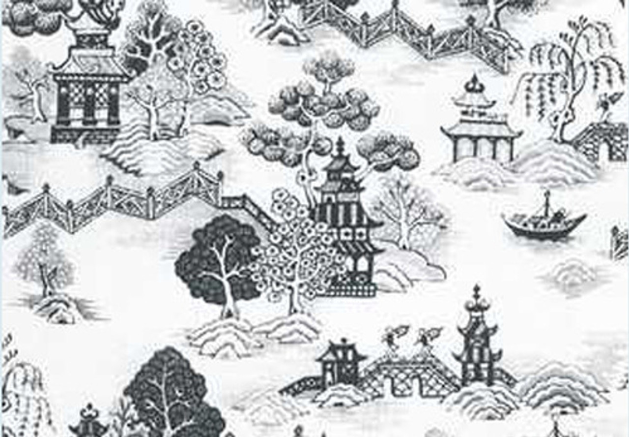 Wallpaper China Grove Set - Black