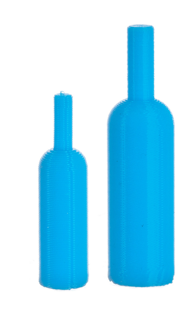 Wine and Magnum Bottle - Blue