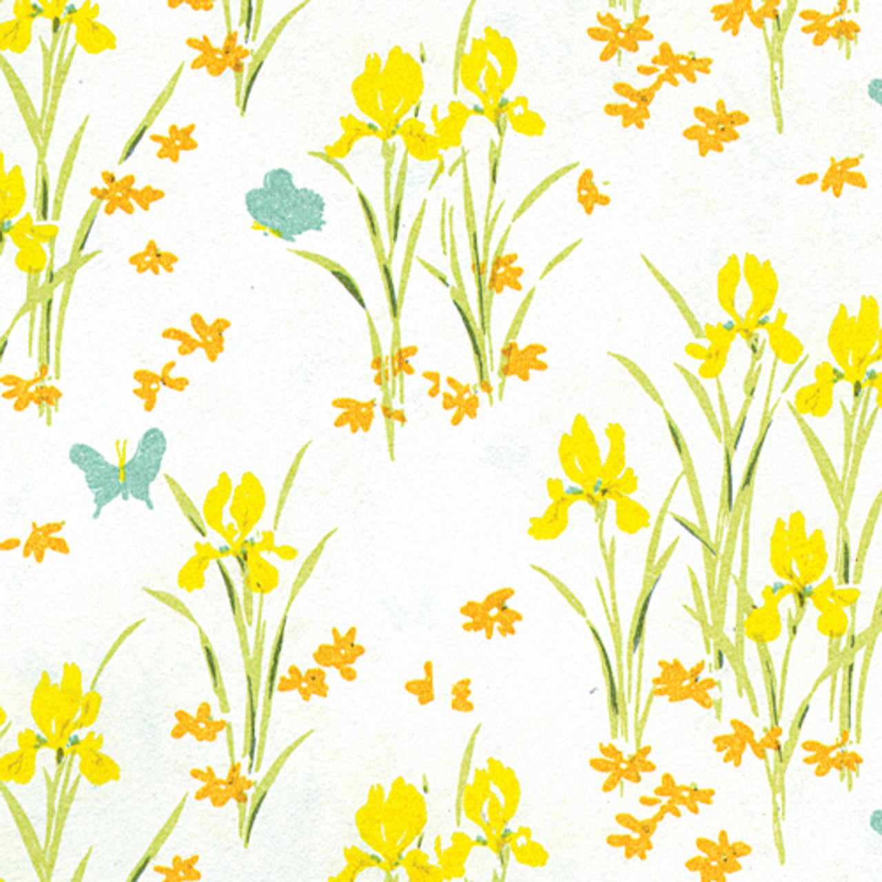 Wallpaper Iris Set - Yellow