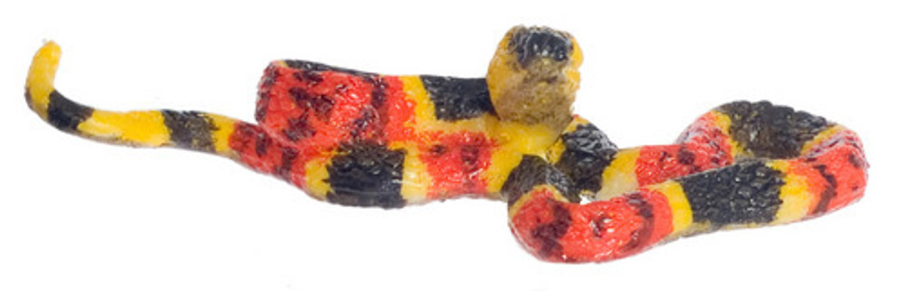 Dollhouse City - Dollhouse Miniatures Eastern Coral Snake - Large