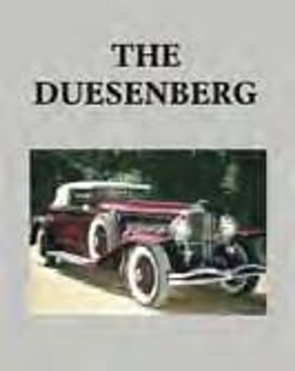 The Duesenberg  - Large and Color Pages