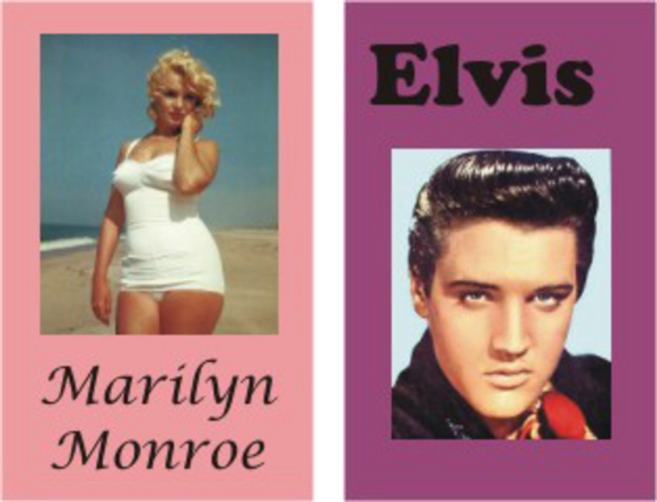 Elvis & Marilyn Biography Set