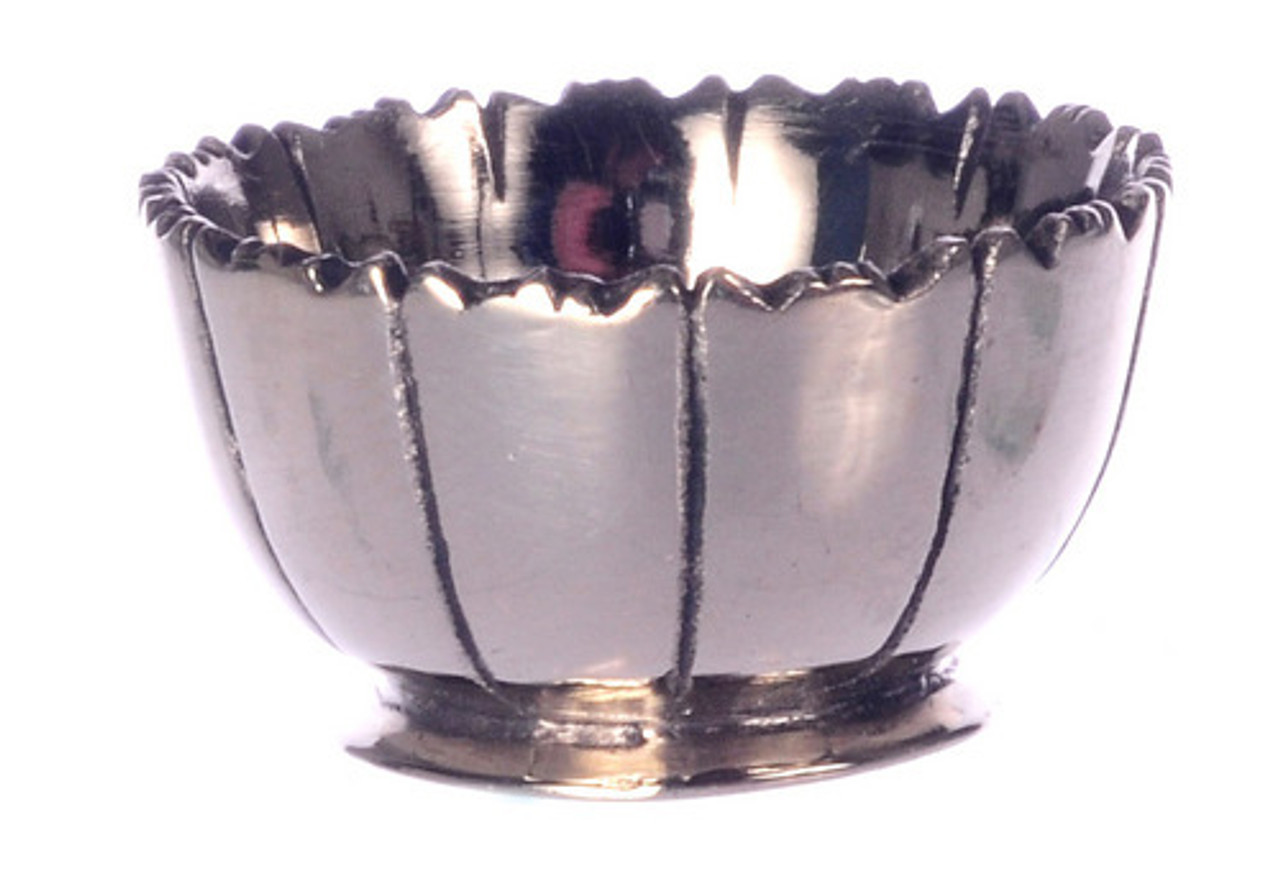 Dollhouse City - Dollhouse Miniatures Bowl - Silver