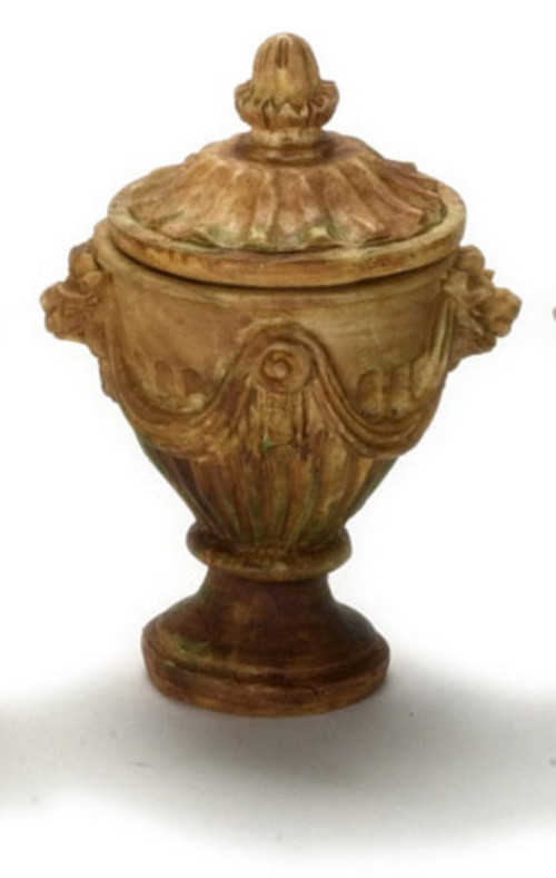 Jardiniere Set Gray Ancient Dollhouse City