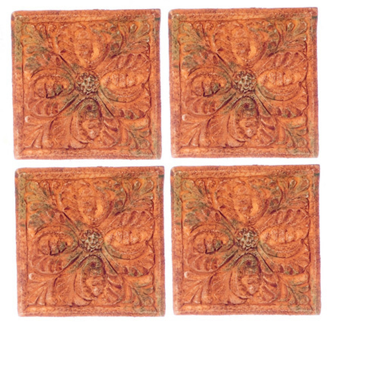 Dollhouse City - Dollhouse Miniatures Floor Tile Amaryllis Set - Aged