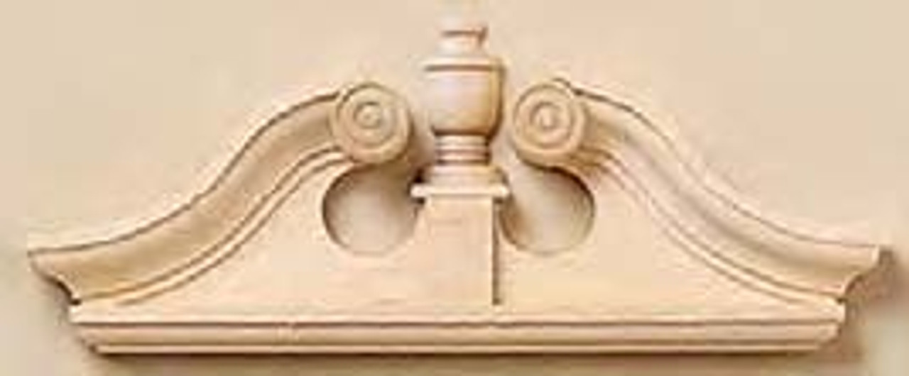 Single Deerfield Door Pediment