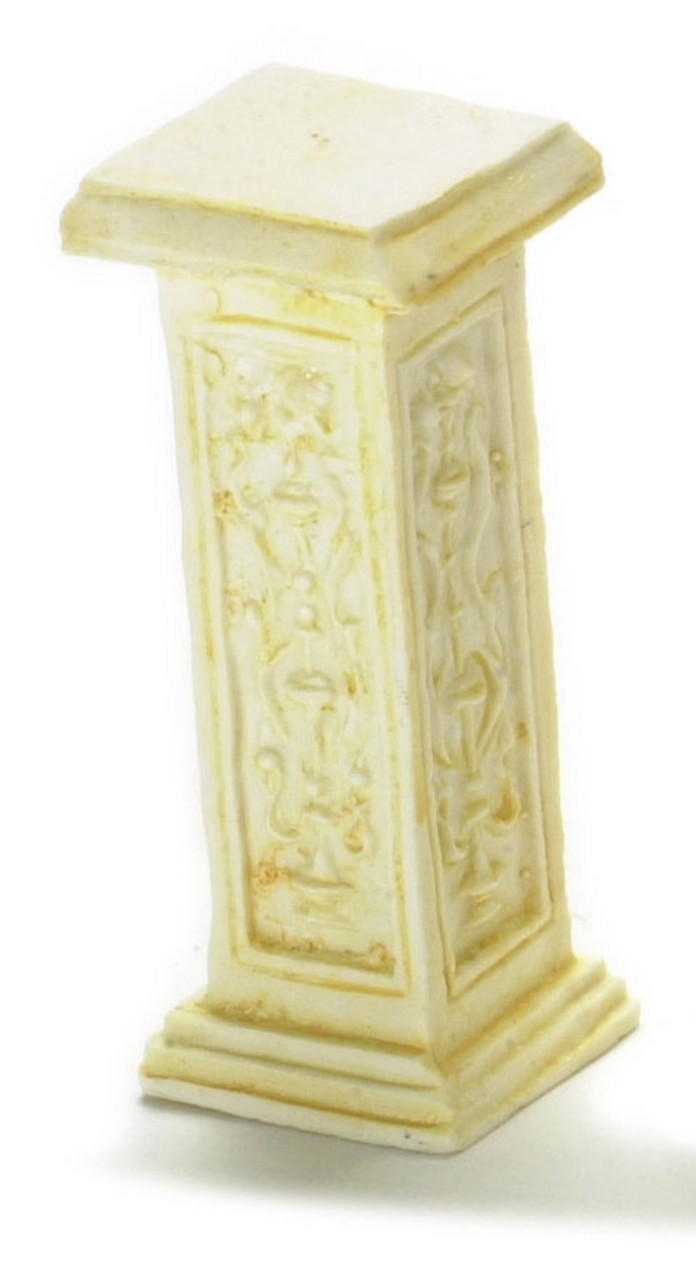 Dollhouse City - Dollhouse Miniatures French Pedestal Set - Ivory