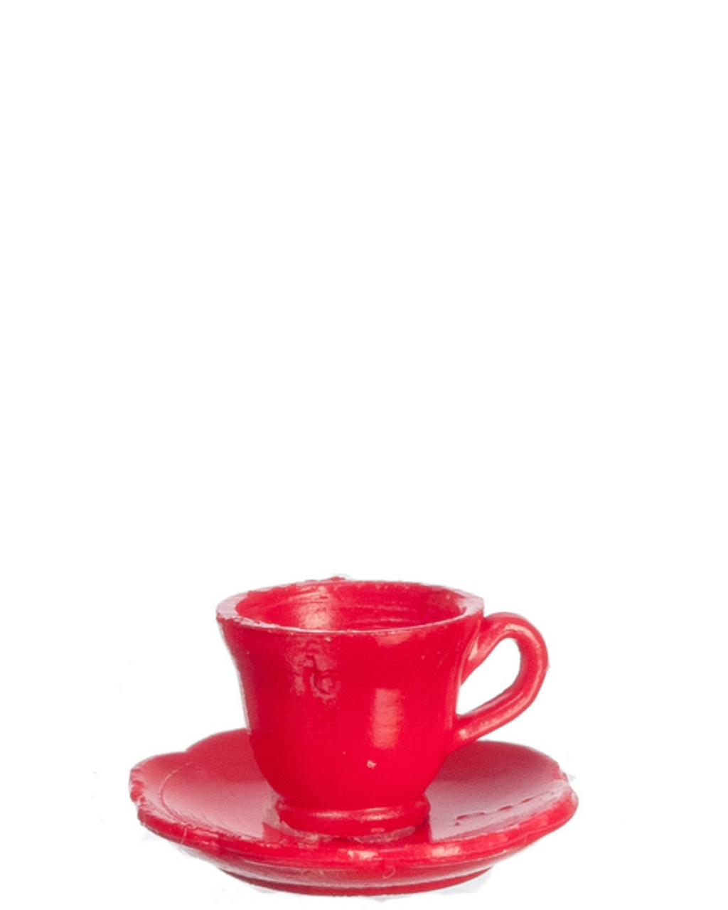 Cups and Saucers Set - Red