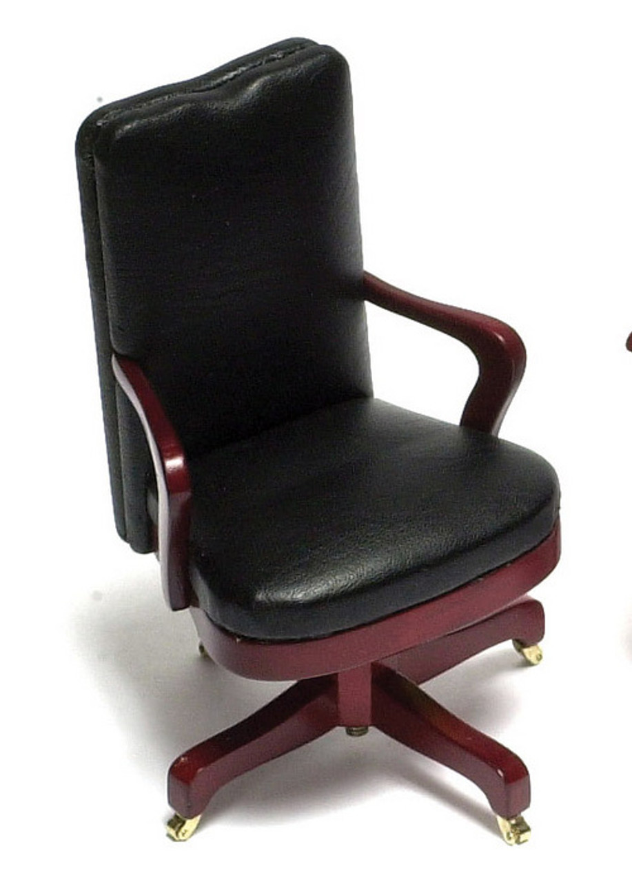 Swivel Desk Chair - Black