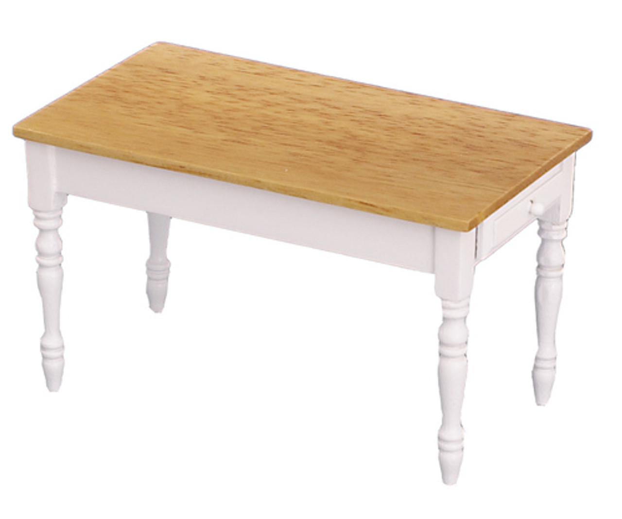 Kitchen Table White and Oak