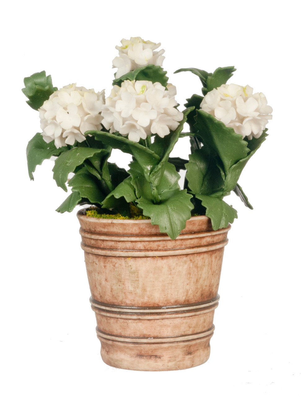 Dollhouse City - Dollhouse Miniatures Hydrangea Five Blooms - White