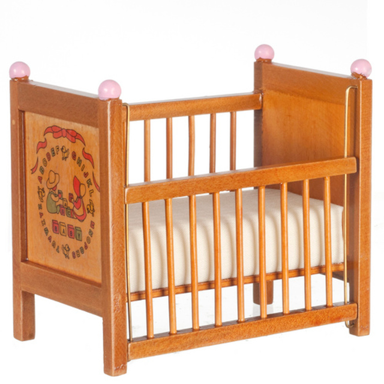 Crib - Walnut White - ABC Design