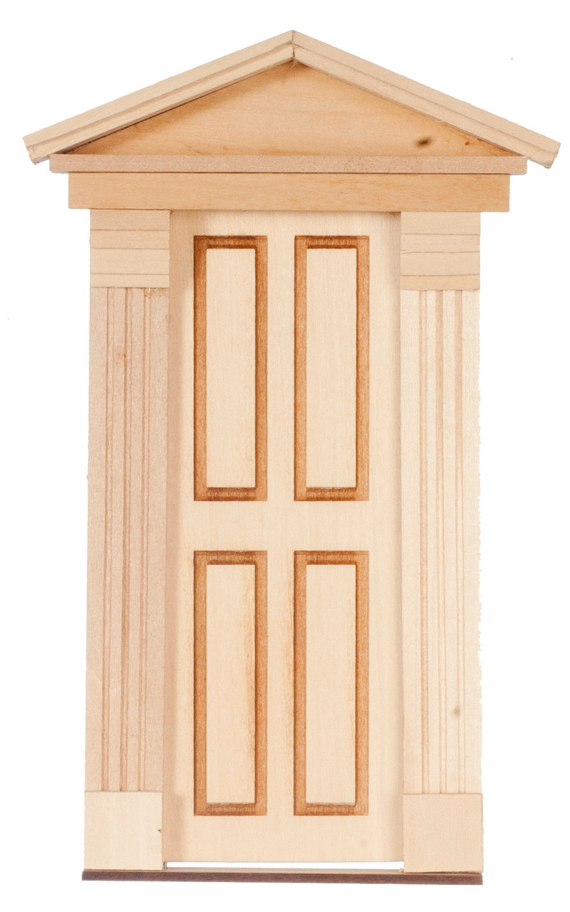 Dollhouse City - Dollhouse Miniatures 2-2 Panel Federal Door